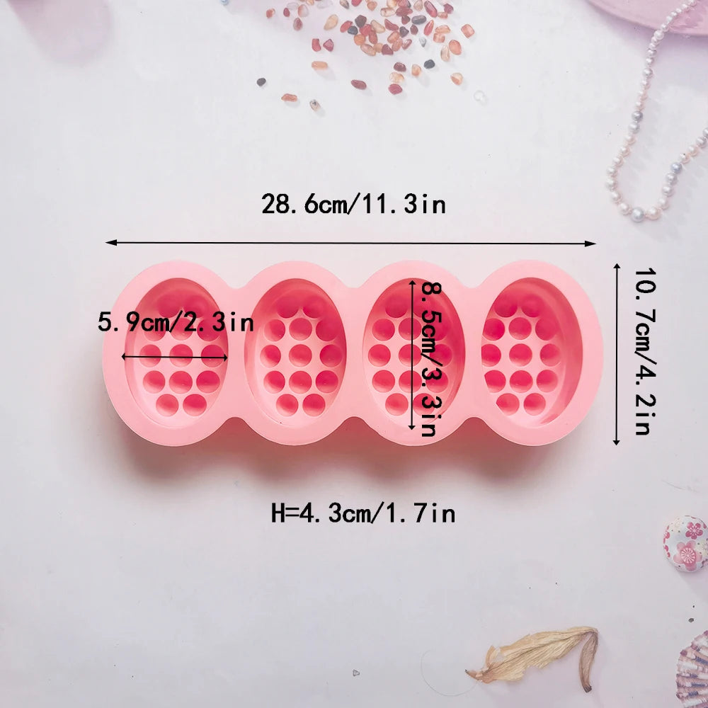 Silicone Soap Mold Massage Shape Mold for Soap Making